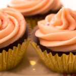 Easy Valentines Cupcake Recipe: Turkish Delight (Chocolate and rose flavour)