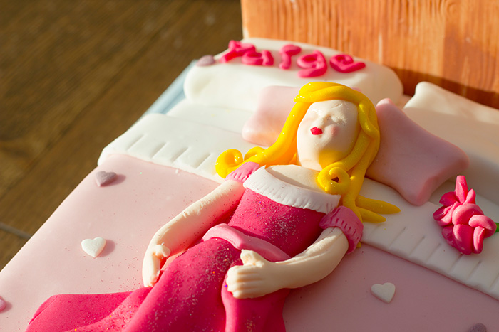 Sleeping Beauty Birthday Cake